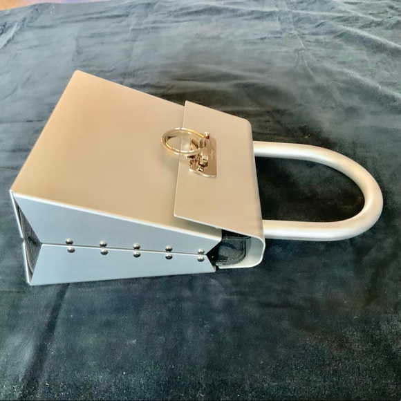 Salvatore Ferragamo Gancini Metal Handbag. - Picture 4 of 16